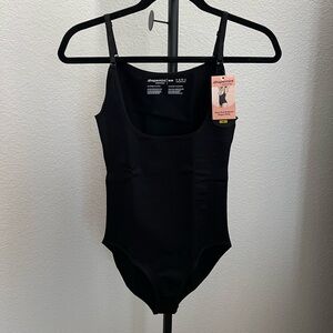 SHAPERMINT Open Bra Bodysuit with Brief Leg Panty, Seamless Tummy, Side and Back